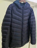 坦博尔轻薄羽绒服男士短款连帽宽松简约保暖外套TF236209 夜影蓝 175  实拍图