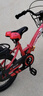 永久（FOREVER）儿童自行车男女款小孩单车可折叠脚踏车4-6-8-10岁辅助轮14寸橙色 实拍图