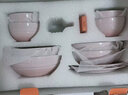 摩卡色mocarose碗碟套装碗盘家用餐具套装整套乔迁搬家新婚礼物炻瓷碗筷 炻彩尼罗蓝（精美礼盒装） 20头 实拍图