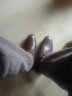 红蜻蜓舒适商务休闲时尚系带皮鞋男士正装德比婚鞋 WTA73762 棕色 43 实拍图