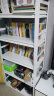 唐辑书架书柜 学生家用落地置物架铁艺图书架子 白色五层70*35*160 实拍图