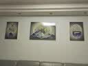 瑞尚（RUISHANG） 北欧客厅装饰画轻奢沙发背景墙挂画简约墙上壁画餐厅玄关墙画 家和万事兴E 左右60*80+中间110*80晶瓷面金框 实拍图