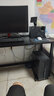 蔓斯菲尔 转角电脑桌电竞桌台式家用转角书桌书架组合办公桌写字台 碳纤维色左款160x100+置物架90CM L型宽大桌面  实拍图