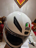 AGV K1S头盔K1摩托车机车全盔四季通用全覆式跑盔男女广角通风透气3C K1S-WHITE XL（适合59-61头围） 实拍图
