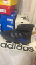 adidas ADIPUFF面包鞋保暖防滑耐磨柔软中帮棉鞋阿迪达斯轻运动 黑色/碳黑/皇家蓝(推荐脚型偏胖选大半码)   43 实拍图