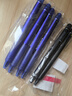 百乐（PILOT）热可擦笔按动蓝色中性笔0.5mm水笔签字笔小学生手账作业刷题笔高颜值学习文具套装 5支 实拍图
