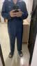 蕉内（Bananain）棉棉301H睡衣男女士纯棉吸湿速干情侣家居服长袖套装空调房夏季 【男士】徽蓝 S 实拍图