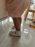 江博士（DR·KONG）健康步前鞋女宝宝小白鞋 软底夏季公主爱心舒适婴儿宝宝凉鞋 白色 20码 适合脚长约11.4-11.9cm 实拍图