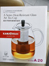 金灶（KAMJOVE）泡茶壶飘逸杯 耐热玻璃茶具功夫办公室花茶壶 茶水分离杯茶壶家用 A-20加长滤篮 1100ml 实拍图