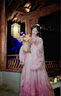 唐努乌（Tang Nu wu）汉服女中国风超仙对襟襦裙汉齐腰长裙古风古装大摆裙套装表演服 粉色【齐腰三件套】 M 【90-110斤】 实拍图