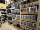唐辑钢制书架书柜落地学校图书馆阅览室家用档案架 白色单面五层三组 实拍图