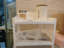 京东京造 双层桌面收纳架 厨房置物架收纳架卫生间整理浴室储物架 白色 晒单实拍图
