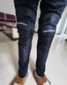 洛克兄弟摩托车保暖护膝男女秋冬季防摔防风骑行护具护腿骑士装备 长款 防风防寒保暖护膝 不带护具 均码 实拍图