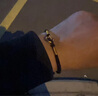 中国黄金（CHINA GOLD）平安扣手链男女情侣款同心圆编织手绳足金转运珠本命年生日礼物 【今/次日达】平安扣手链【轻版-黑绳】 实拍图