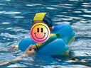 速浪儿童泳帽男童连体泳衣套装专业学游泳 恐龙公园（儿童泳帽） 实拍图