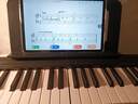 特伦斯电子琴88键折叠琴成人儿童初学电钢键盘教学乐器V10家用便携钢琴 典雅黑+原装琴包 实拍图