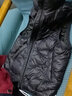 鸭鸭（YAYA）儿童羽绒马甲男女童背心秋冬季中大童装轻薄青少年学生外套WJ 黑色 120 实拍图