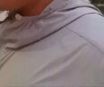 迪卡侬户外防晒衣女皮肤衣夏季防晒服连帽风衣外套运动薄款轻薄防紫外线 男款沉稳灰（女士可选小1~2码） 2XL 实拍图