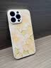 素洛新款桃花苹果iPhone17promax手机壳Air液态小羊皮16pro防摔15plus高级感14男女情侣12保护壳11全包 古董白【桃花】 iPhone14 Pro Max 实拍图