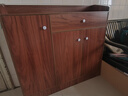 半隅雅居鞋柜家用门口新中式实木色储物柜2024新款玄关柜大容量楼道鞋架子 【小圆拉手-三门一抽】胡桃色100 实拍图