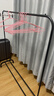唯良 多功能晾衣架落地阳台简易晾衣杆宿舍室内衣架置物架卧室晒衣架 黑色130cm【加长款】 实拍图