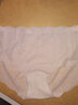 意芬（Arachne）女式蕾丝内裤性感无痕抗菌冰丝女士女人少妇诱惑黑色中腰三角裤头 轻奢肤+轻奢奶白+轻奢奶黄 M （适合90-115斤） 实拍图