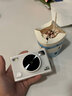 FETANA数码相机学生高中生迷你小卡片机高清微单平替ccd校园儿童照相机儿童节礼物元旦礼物女生 白色【6000w像素丨4K摄录】 32G内存【前后双摄】 实拍图