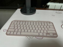 罗技（Logitech）大师系列 MX Keys Mini 简约无线蓝牙 高端办公键盘 智能键盘 语音键盘 背光时尚 超薄便携 玫瑰粉 实拍图