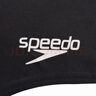 速比涛（Speedo）舒适透气速干游泳布帽高弹不勒头游泳训练装备 黑色 实拍图