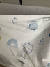 可优比（KUB）婴儿床床笠针织隔尿宝宝床儿童床罩床笠 经典【哈尼小象】针织全棉 100*56cm 实拍图