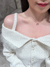 AGATHA/瑷嘉莎 缤纷奇缘轻奢银项链女士【生日礼物】送女友老婆高级感 闪耀女王/天河绿 实拍图
