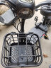小鸟电动车新国标电动自行车48V12A铅酸电池可提锂电池真空轮胎电瓶车 G46油黑（铅酸） 实拍图