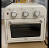 美的家用多功能电烤箱 机械式操控 专业烘焙易操作烘烤蛋糕面包 15升 PT1510 浅杏色 15L 实拍图