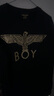 BOY LONDON【范丞丞同款】夏季短袖情侣小熊涂鸦满印潮牌T恤N01019 黑色 L 此款偏大，建议拍小一码 实拍图