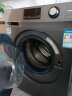 海尔洗衣机全自动滚筒 洗烘一体机 10公斤大容量家用 一级能效变频电机 蒸汽除菌空气洗 洗烘一体+微蒸空气洗XQG100-HB106C 实拍图