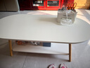 爱家猫 LOVEHOODCAT茶几小户型家用小桌子卧室出租屋客厅边桌简易现代茶桌沙发小茶几 【板材加厚15mm】暖白120 实拍图