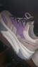 达芙妮老爹鞋女款2026爆款春季透气鞋子女厚底增高女鞋榴莲底轮胎跑步鞋 米紫色【5.5CM榴莲底】 38 实拍图