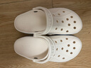 卡骆驰（crocs）洞洞鞋男鞋女鞋 25夏季新款贝雅拖鞋轻便透气情侣鞋沙滩鞋凉鞋 贝雅卡骆班-白色/热推款 41 -42 /M8W10/260mm 实拍图