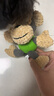 宜特（EETOYS）布绒猴子狗狗玩具磨牙耐咬趣味发声幼犬陪伴解闷防拆家宠物用品 实拍图