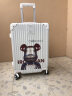 爱华仕行李箱20英寸铝框拉杆箱女轻便登机箱男商务旅行箱象牙白 晒单实拍图