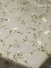 素莎桌布布艺棉麻小清新田园小碎花长方形餐桌布正方形八仙桌茶几台布 绿色小碎花 140*200cm 实拍图