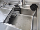 摩恩阳光厨房水槽大单槽304不锈钢纳米多功能集渣过滤洗菜盆一体盆洗碗槽 日式抗菌水槽-抽拉龙头顶配75x46 水槽套餐 实拍图