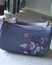 PmSix妈妈礼物母亲实用天煦女包实用刺绣牛皮单肩斜挎腋下包七夕情人节 实拍图