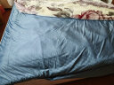 皮尔卡丹 牛奶绒床上四件套加厚磨毛双面法兰绒双人 青雾蓝 1.5/1.8米床 实拍图