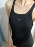 速比涛（Speedo）游泳馆专业竞速训练泳衣女连体抗氯速干显瘦游泳衣运动温泉泳装 藏青色【专业训练,教练推荐】 S (32) 身高160/体重45-50kg 实拍图