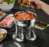 美厨（maxcook）不锈钢火锅 酒精炉火锅干锅18cm MCT3102 实拍图