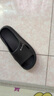 洁丽雅防臭拖鞋男士夏季2025新款居家室内浴室洗澡eva家用防滑凉拖鞋女 黑色 【无甲醛致癌物】 42-43 适合41-42码 实拍图