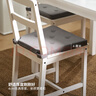 宜家（IKEA）JUSTINA贾斯迪纳椅垫简约舒适家用椅子坐垫办公室久坐 灰色椅垫*2 实拍图