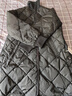 深呼吸DEEP BREATH女装菱格压纹中长款鸭绒羽绒服外套女A400742 黑 L (4) 实拍图