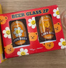 GLASSLOCK&wigglewiggle联名玻璃杯啤酒杯卡通水杯家用果汁杯耐用杯240ml*2 实拍图